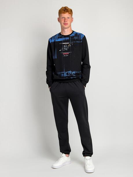 Bluza z tłoczonym wzorem