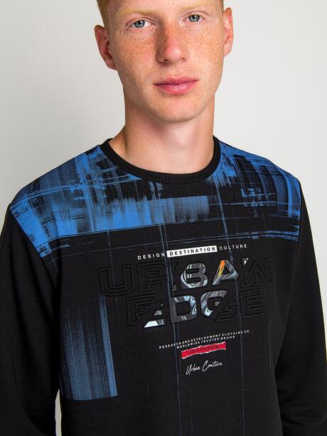 Bluza z tłoczonym wzorem