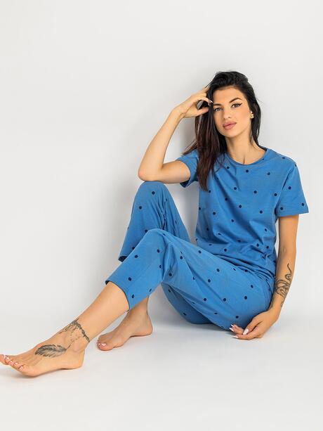 Piżama dwuczęściowa bawełniana