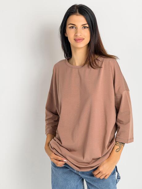 Gładka bluzka bawełniana