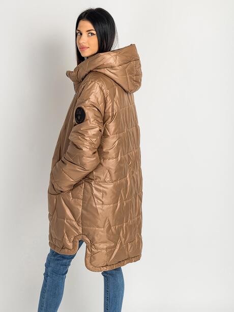 Kurtka z kapturem plus size