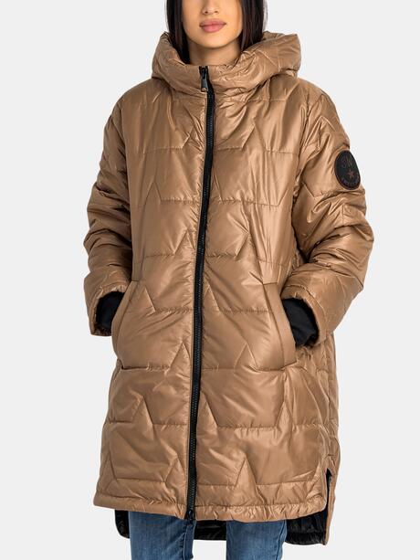 Kurtka z kapturem plus size