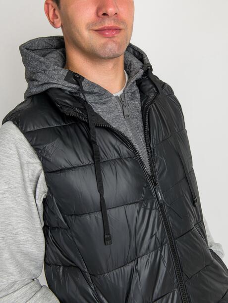 Bezrękawnik z kapturem