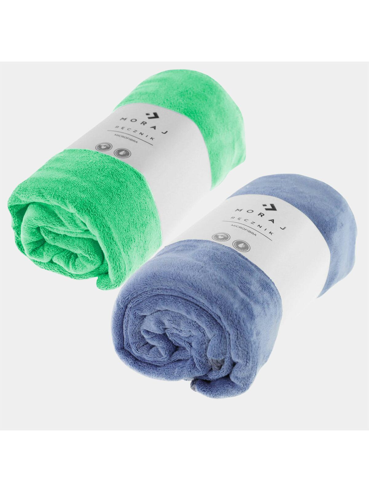 Ręczniki z mikrofibry 2-pak 70x140 cm