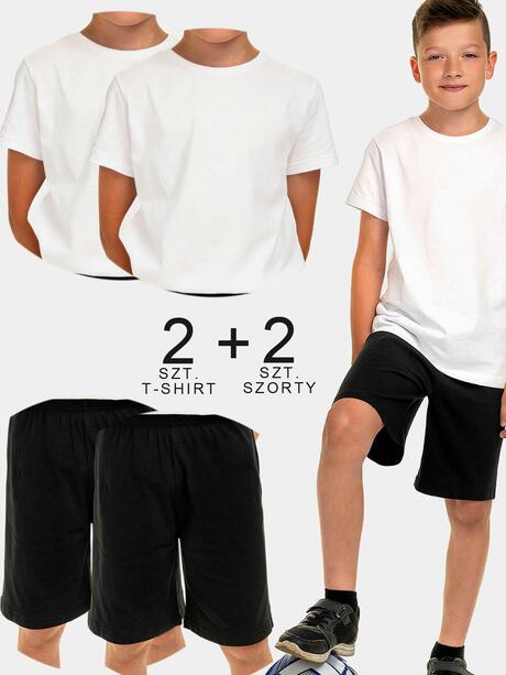 Strój bawełniany na W-F 2+2 r. 140