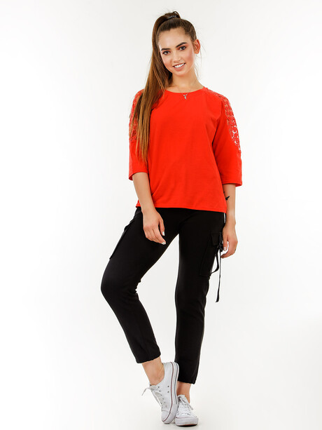 Bluzka damska z koronką