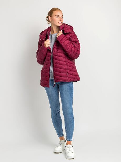 Kurtka z kapturem plus size