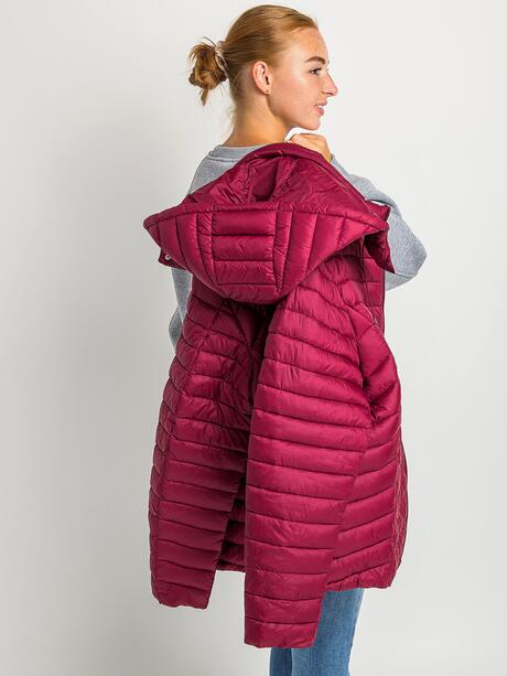 Kurtka z kapturem plus size