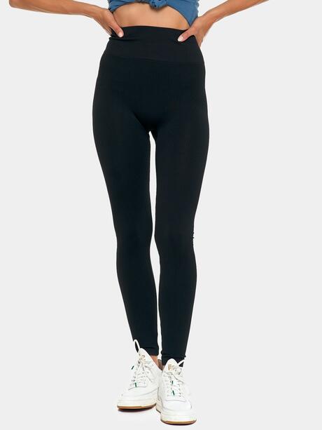 Legginsy prążkowane 3-pak S/M