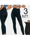 Legginsy prążkowane 3-pak S/M