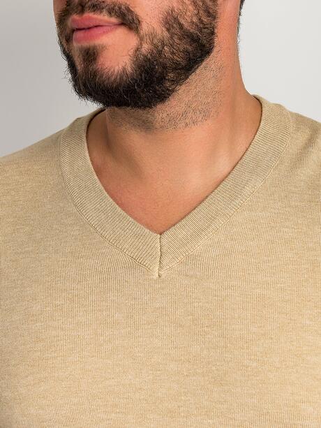 Sweter z dekoltem V