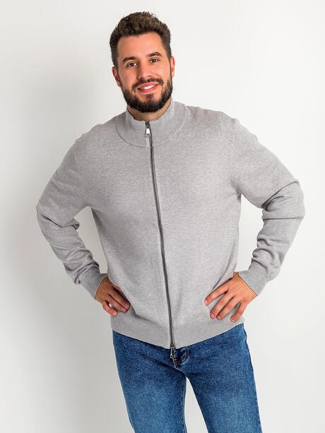 Sweter rozpinany z wiskozą