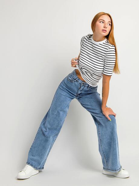 Bawełniana bluzka w paski