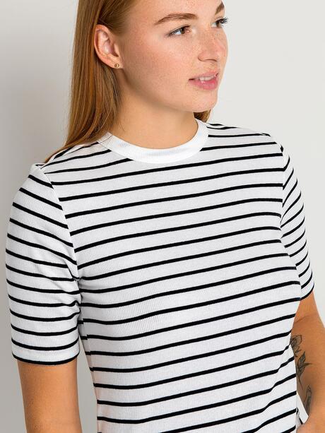 Bawełniana bluzka w paski