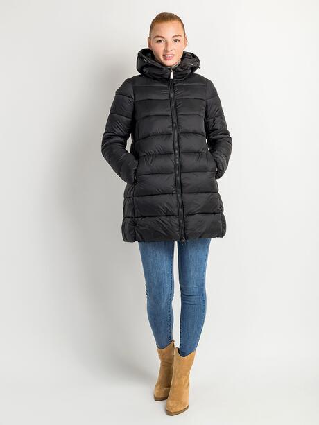 Pikowana kurtka z kapturem