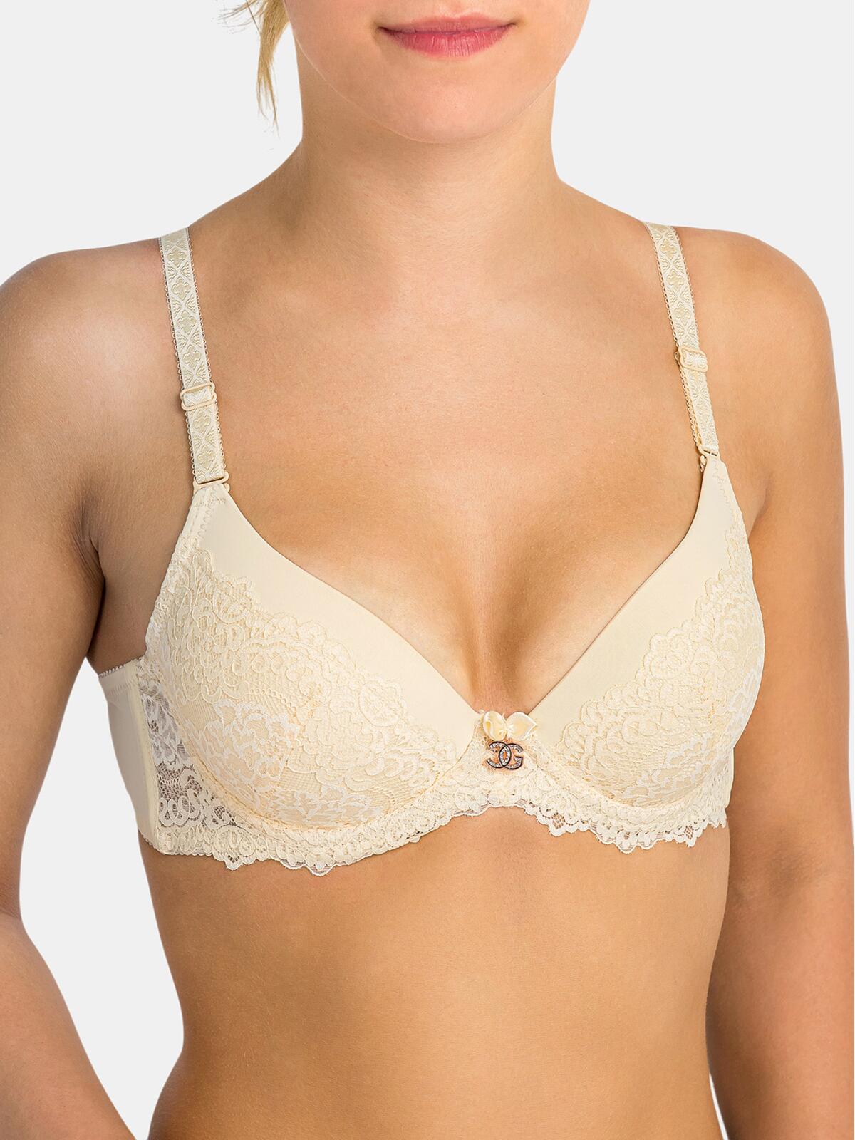 Biustonosz młodzieżowy z koronką