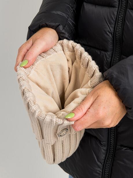 Czapka zimowa z wiskozą