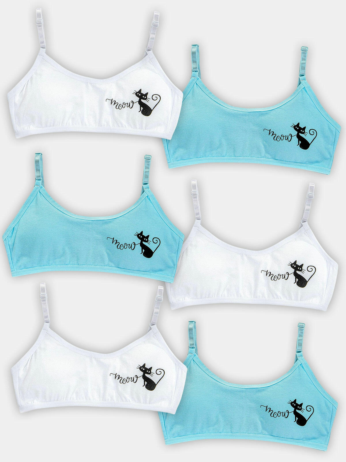 Biustonosz młodzieżowy 6-pak S/140