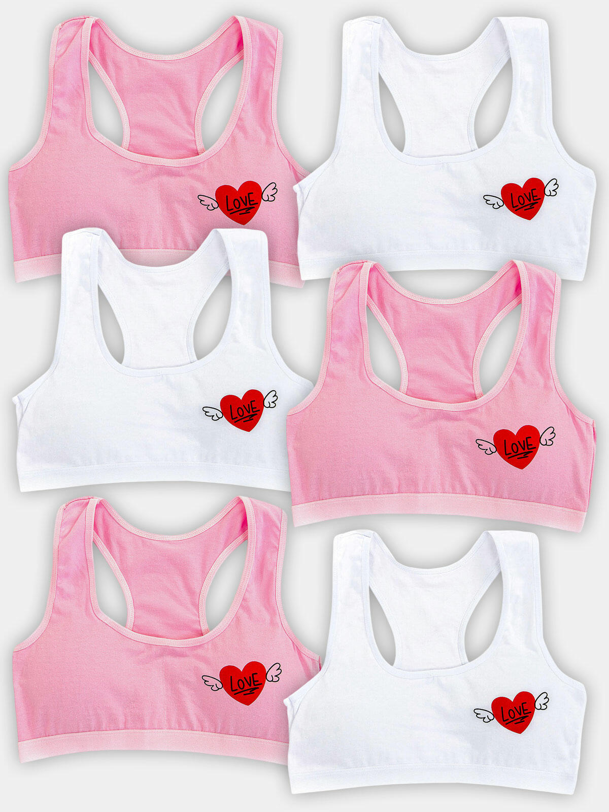 Biustonosz młodzieżowy 6-pak M/152