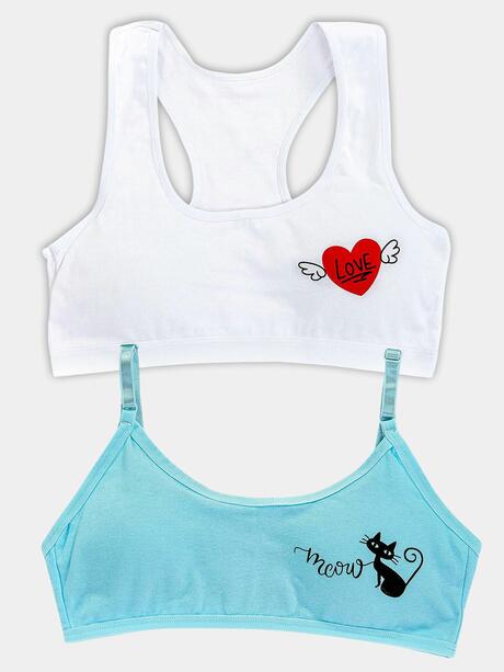 Biustonosz młodzieżowy 2-pak L/164