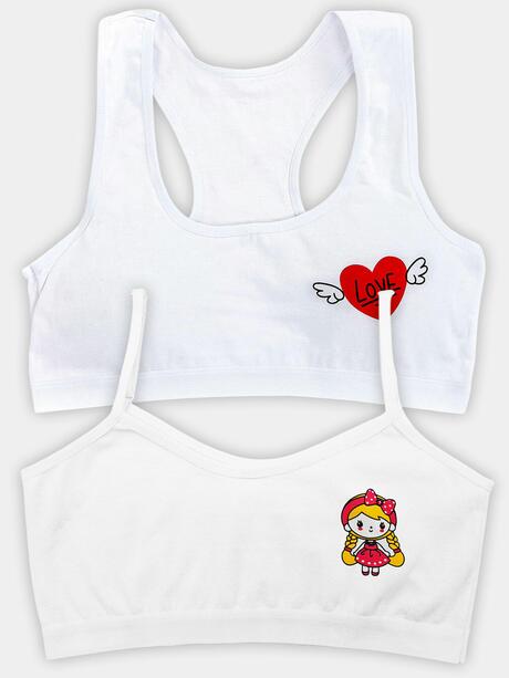 Biustonosz młodzieżowy 2-pak M/152