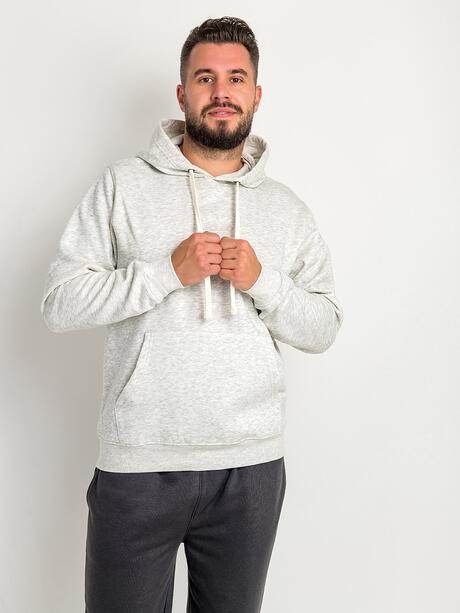 Gładka bluza z kapturem