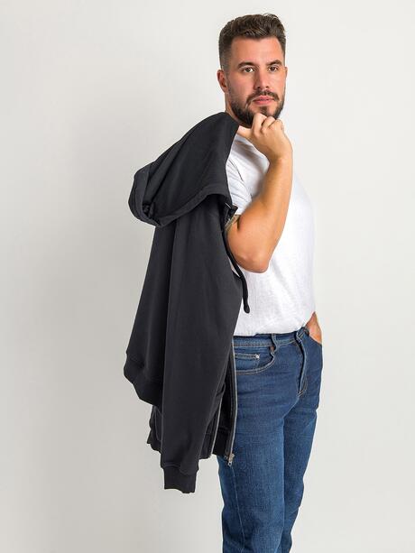 Bluza rozpinana z kapturem