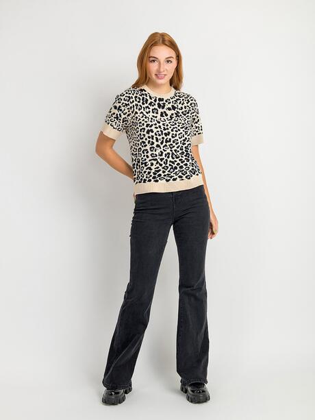 Sweter damski w cętki