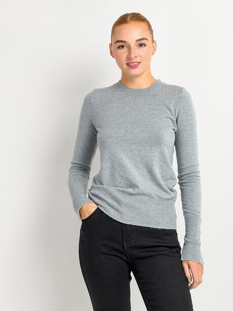 Sweter damski z domieszką wiskozy