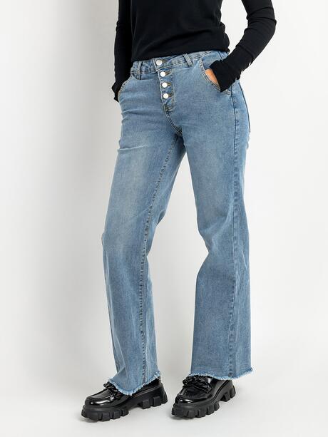 Jeansy wide leg