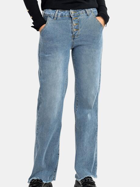 Jeansy wide leg
