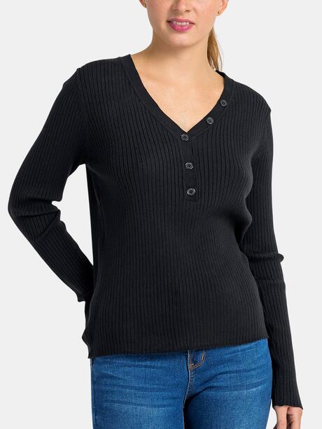 Prążkowana bluzka damska