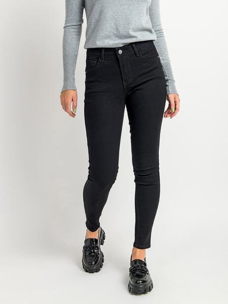 Jeansy PUSH UP z wysokim stanem