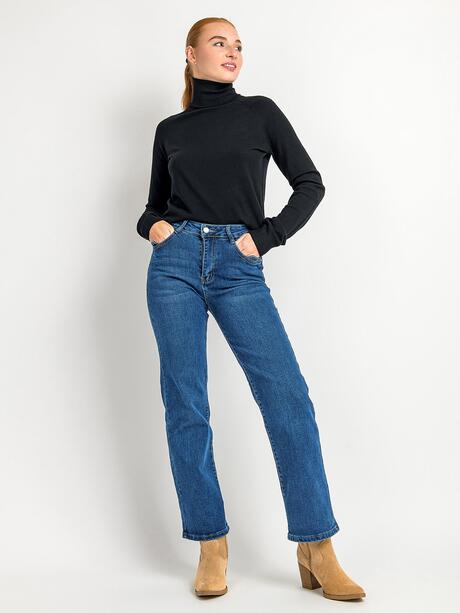 Spodnie straight leg