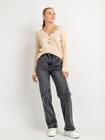Jeansy wide leg z wysokim stanem