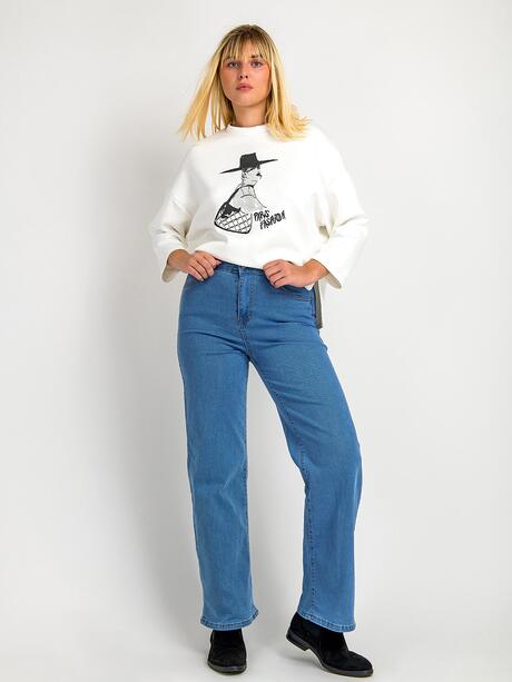 Jeansy WIDE LEG