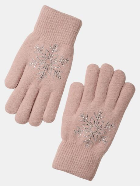 Rękawiczki damskie z futerkiem
