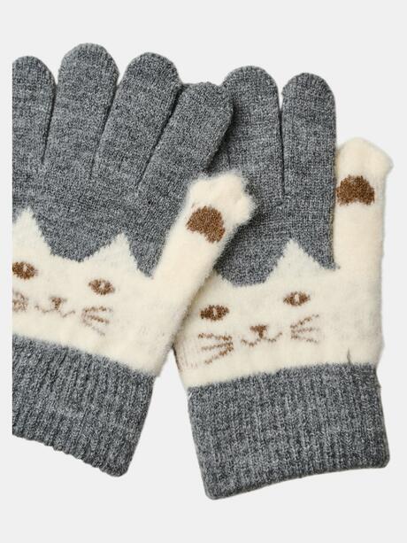 Rękawiczki z uroczym wzorem