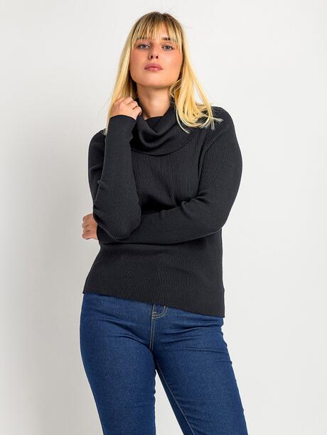 Sweter z domieszką wiskozy