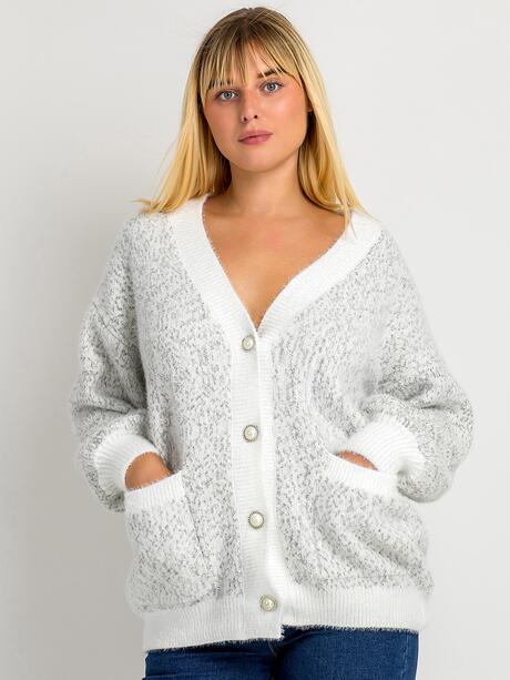 Sweter z kieszeniami