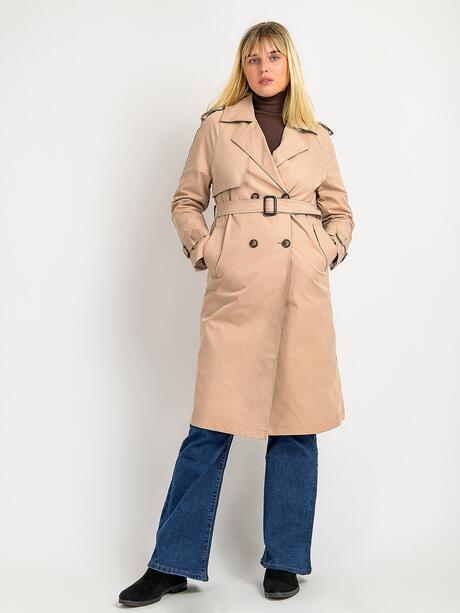 Płaszcz z paskiem
