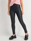 Woskowane legginsy
