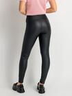 Woskowane legginsy