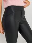 Woskowane legginsy