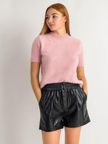 Szorty z imitacji skóry