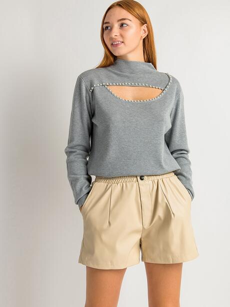 Szorty z imitacji skóry