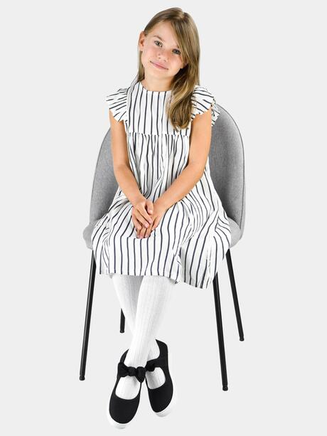 Rajstopy dziewczęce w prążek