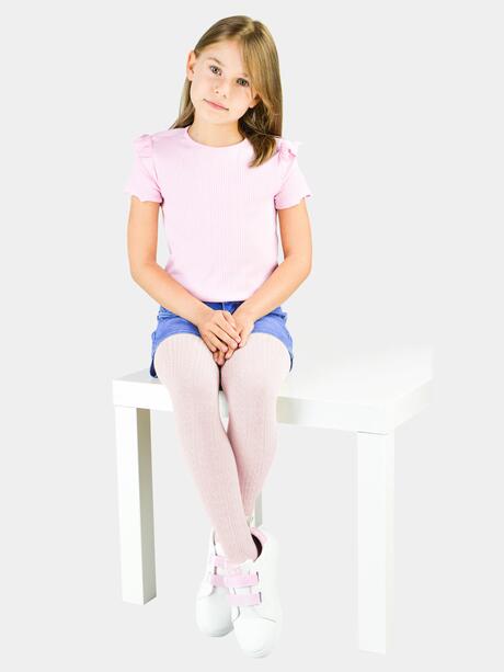 Rajstopy dziewczęce ze wzorem