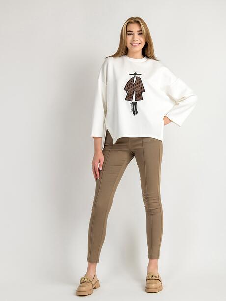 Bluza damska ze wzorem