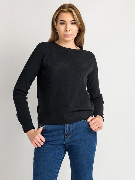 Sweter z ozdobnymi rękawami